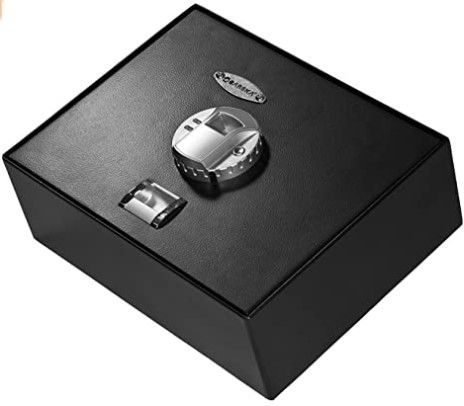 BARSKA AX11556 Biometric Fingerprint Top Opening Security Drawer Safe