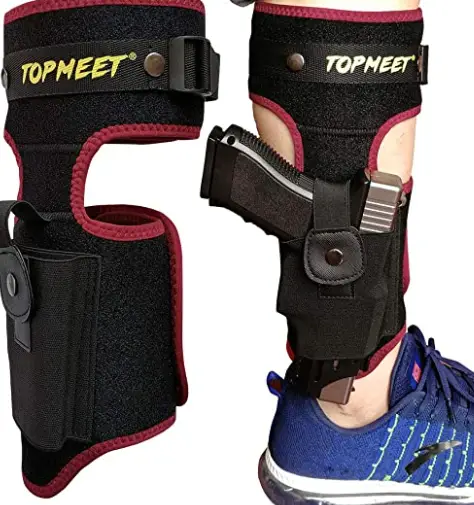 Topmeet Upgraded Ankle Pistol Holster 